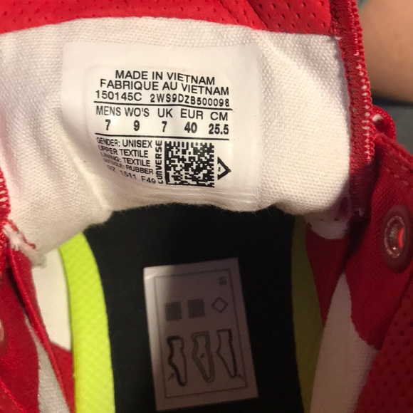 NWT Converse Ctas || HI Salsa Red WMNS - Picture 7 of 8